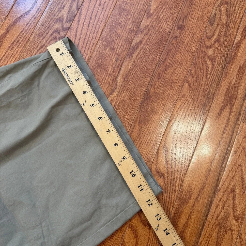 New Banana Republic Chino Shorts Mens 36 Slim Fit Brown Cotton Stretch Casual 9